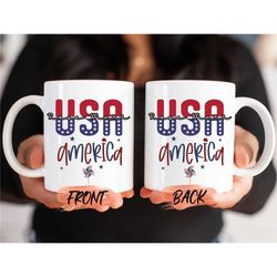 america mug, customized 4th of july mug for friend 4th of july gift, american mug, patriotic mug, 4th of july mug for me