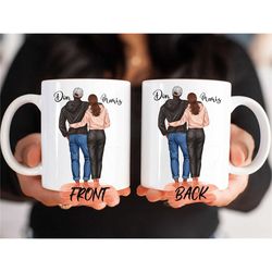 wedding gift, personalized couple mug for couples anniversary gift, couple mug, anniversary mug, custom anniversary mug
