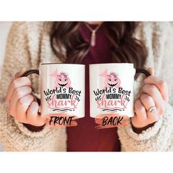 worlds best mommy shark mug for mother birthday, mom mug, shark mug, mom coffee mug, shark cup, mom shark, mommy mug for
