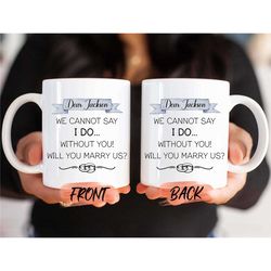officiant gift, will you marry us mug for wedding officiant wedding proposal, officiant proposal, officiant mug for wedd