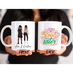 best friend gift, soul sister mug for best friends birthday gift, best friend gifts, friendship gift, friendship mug for