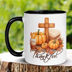 christian gifts, christian mugs, thanksgiving mug, holiday mug, fall mug, fall coffee mug, thanksgiving gift, thanksgivi