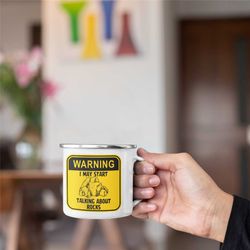 warning rocks mug, geology, geologist, geological society, rocks, geophysics, geophysicist, volcanologist, coffee mug, g
