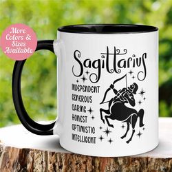 sagittarius mug, zodiac mug, november december birthday mug, gift for sagittarius sign, coffee cup, sagittarius zodiac g