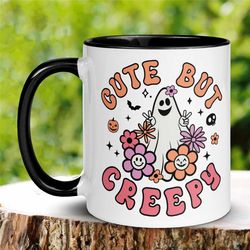 retro halloween mug, ghost mug, fall mug, halloween gift, halloween coffee mug, halloween ghost mug, halloween spooky se