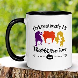 halloween mug, hocus pocus mug, witch mug, witchy mug, sanderson sisters, fall mugs, halloween gift, halloween coffee mu