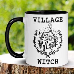 halloween mug, village witch, witch mug, witchy mug, spooky mug, witches brew mug, halloween coffee mug, halloween witch