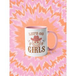 let's go girls mug, dolly parton mug, pop culture gift, country music, gift for her, working 9-5 mug, what would dolly d