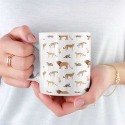 animal pattern mug, animal mug for girlfriend, animal mug for boyfriend, animal coffee mug, animal cup, animal print mug