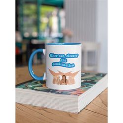 h2o just add water mug, oh no cleo the condensation meme mug, i'm no ordinary girl, mermaid gifts, funny mug, funny h2o