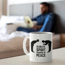 karate spirit mug, karate gift, funny karate mug, karate lover gift, novelty karate mug, unique karate mug, mixed martia