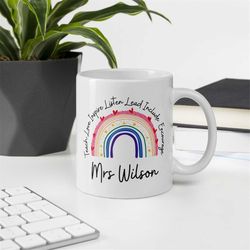 personalised teacher mug, gifts for teacher, teacher thank you gift, 1 teacher gifts, school leaving gift for teacher, g