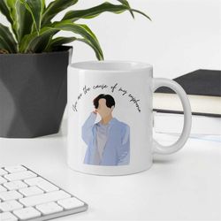 jungkook euphoria mug, bts fan, kpop music gifts, jungkook bts fan stan, rapmonster, jin, jimin, bts v, jungkook, j-hope