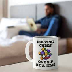 rubik's cube mug, rubik's cube game, rubik's cube gift, novelty rubik's cube mug, unique rubik's cube mug, rubiks cube,