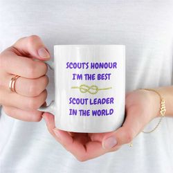 scouts mug, scout leader, scout leader mug, scout christmas mug, unique scout mug, scout gift for him, novelty scout mug