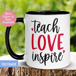 teacher mug, school teacher appreciation, back to school mug, retired teacher, coffee tea cup, thank you gift for teache