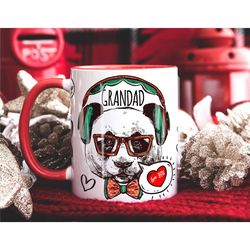 personalised grandad mug, personalised fathers day mug gift, father's day gift for grandad, personalised dad grandad bir