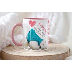 personalised grandma mug, nanny grandma gift for her, mug gift for her, grandma birthday mug, mothers day gift grandchil