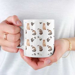cat pattern mug, cat mug for boyfriend, cat mug for girlfriend, cat coffee mug, cat gifts, cat lover mug, cat cup, pets