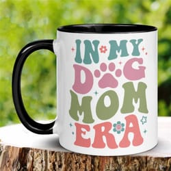 dog mom gift, dog mom mug, dog owner gift, dog mom gifts, in my dog mom era, retro mug, in my era, dog lover gift, dog m