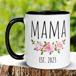 mama mug, flower name mug, custom name mug, custom coffee mug, personalized mug, flower mug, floral tea cup, gift for gr