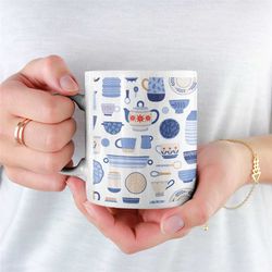 pottery print mug, unique pottery mug, pottery, ceramist present, novelty pottery mug, pottery mug for girlfriend, potte