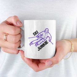 ski mug, unique skiing mug, funny ski mug, skier, skiing, ski, skiing teacher, skier mug, ski mug for boyfriend, ski mug