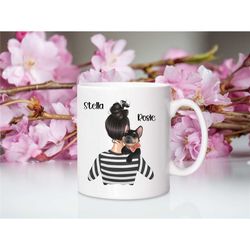 personalized dog mom mug| custom pet name mug| customized mug| christmas gift| gift for dog lovers| dog mom coffee mug|