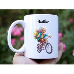 personalized grandma birthday mug, gift for grandma, birthday gift, customized grandma coffee mug, mothers day gift , gi