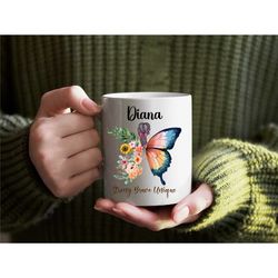 personalized stong, brave, unique inspirational mug , birthday gift, bestie gift, housewarming gift, motivational mug, c