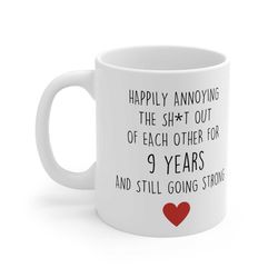 anniversary for him her willow anniversary gifts for husband wife 9 year wedding mug women men couple pottery cup ninth