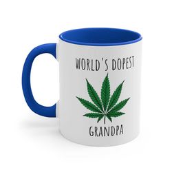 world's dopest grandpa, grandpa birthday gift, funny birthday gift for grandpa, funny grandpa mugs, best grandpa ever, b