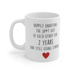 anniversary for him her willow anniversary gifts for husband wife 2 year wedding mug women men couple pottery cup two yr