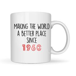 funny 62nd birthday gift, 62nd birthday mug, 62 year old birthday gifts, happy 62nd birthday, 62 mug, 1960 mug, 1960 gif