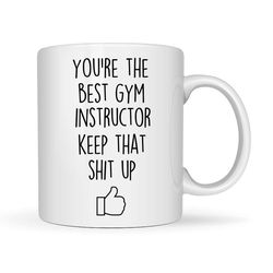 gym instructor gift, gym instructor mug, best gym instructor, gym instructor gift idea, gym teacher gift, gym teacher mu