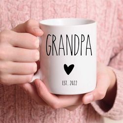 pregnancy announcement, grandpa gift, grandpa mug, new grandpa gift, future grandpa gift, future grandpa mug, first gran