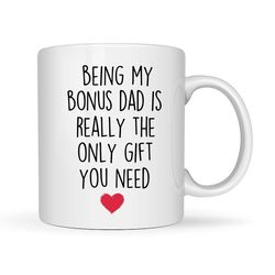 bonus dad mug, bonus dad gift, stepdad gift, stepdad mug, gift for stepdad, best stepdad, best bonus dad, step dad gift,