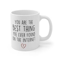 boyfriend gifts, fiance gifts for him, husband mug, funny valentines day gift bf girlfriend wife anniversary best thing