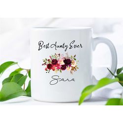 best aunt ever mug - best aunt ever tumbler from niece - aunt tumbler gifts - personalized aunt gifts - auntie gifts fro