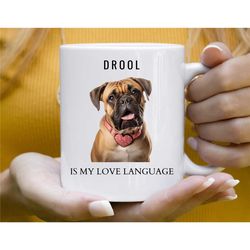 bullmastiff lover gift, bullmastiff mug, bullmastiff gift funny, dog lover gift, white 11oz ceramic mug