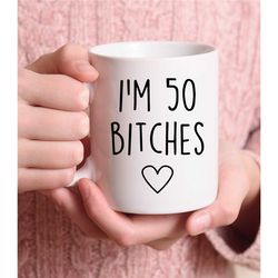 50th birthday gift for women men, 50th birthday mug, gift for her him, 50 birthday, 50th bday coffee cup, born in 1972,