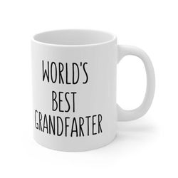 world's best grandfarter mug, grandpa mug, funny fathers day mug, grandfather mugs, new grandpa gift, grandpa birthday,