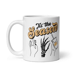 tis the season/ halloween mug/ witchy hands/ pumpkin season/ mystical mug/ full wrap 11oz/ cute halloween mug/ witchy vi
