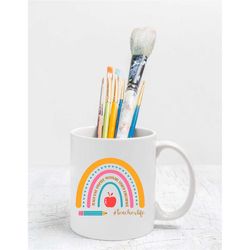 teachers mug/ end of year gifts/ 11oz full wrap mug/ teachers/ gifts/11oz