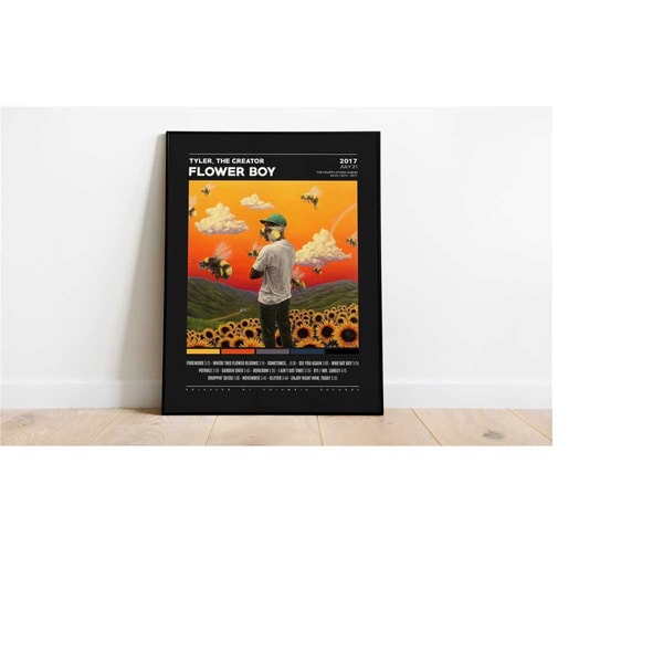 Canvas Painting Tyler The Creator Flower Boy Rap Music Canvas Painting Poster and Prints for Home Room Decor (Color : DM018 A, Size (Inch) : 60X80cm Unframed Canvas Painting Tyler The Creator Flower Boy Rap Music Canvas Painting Poster and Prints for Home Room Decor (Color : DM018 A, Size (Inch) : 60X80cm Unframed