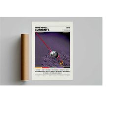tame impala poster / currents poster / album cover / poster print wall art, currents custom poster, home decor, the slow