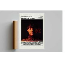 louis tomlinson posters / faith in the future poster, album cover poster / poster print wall art / custom poster / home