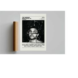 the weeknd posters / beauty behind the madness poster / the weeknd, album cover poster / poster print wall art / custom