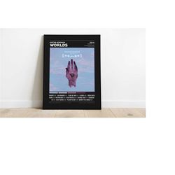 porter robinson posters / worlds poster / worlds, porter robinson, album cover poster / poster print wall art, custom po