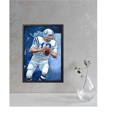 johnny unitas canvas wall art,johnny unitas poster art,johnny unitas gift